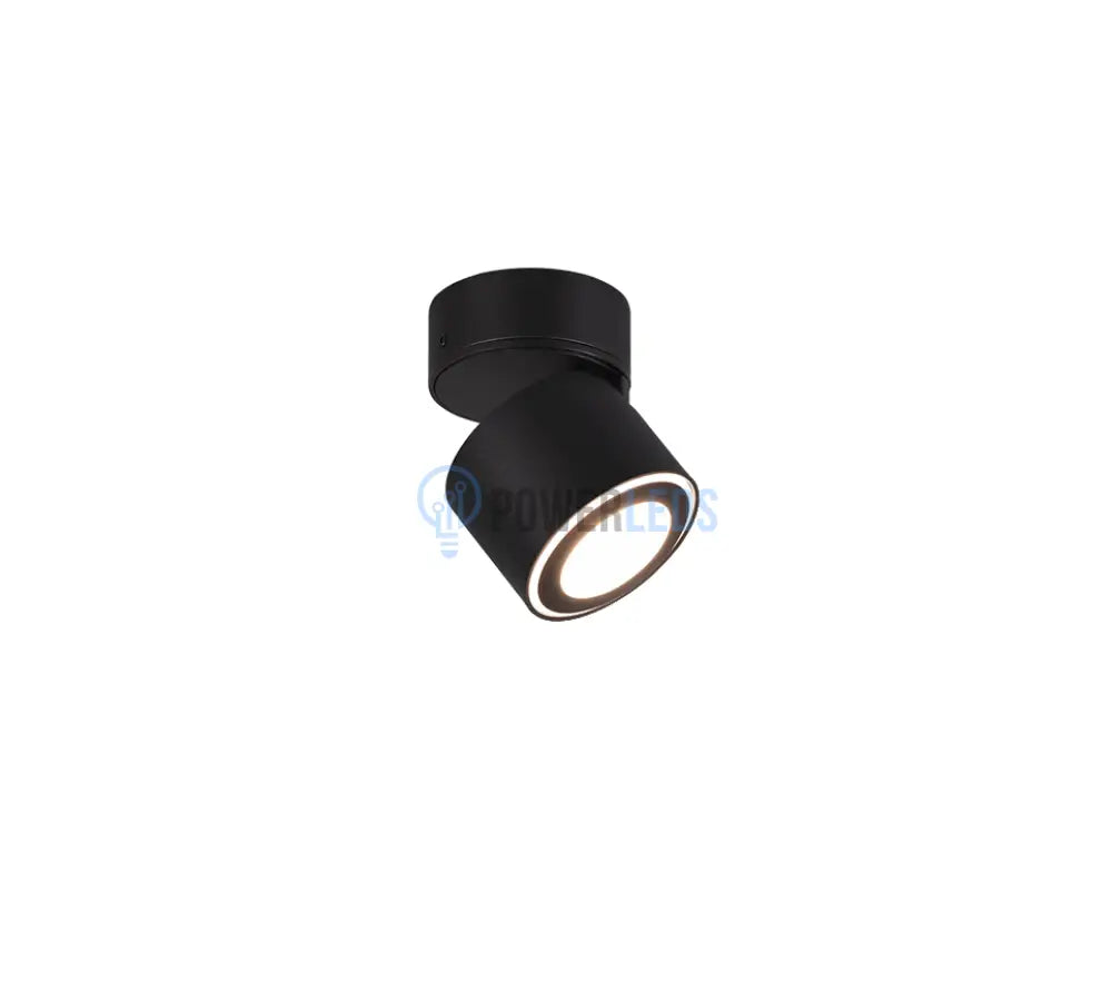 Spot LED Premium Aplicat Orientabil Rotund Negru 3 Moduri de Iluminare led ceiling light