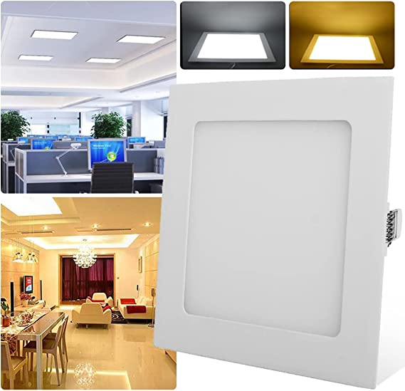 Spot LED 3W Slim Patrat Alb / 89x89mm / Incastrabil