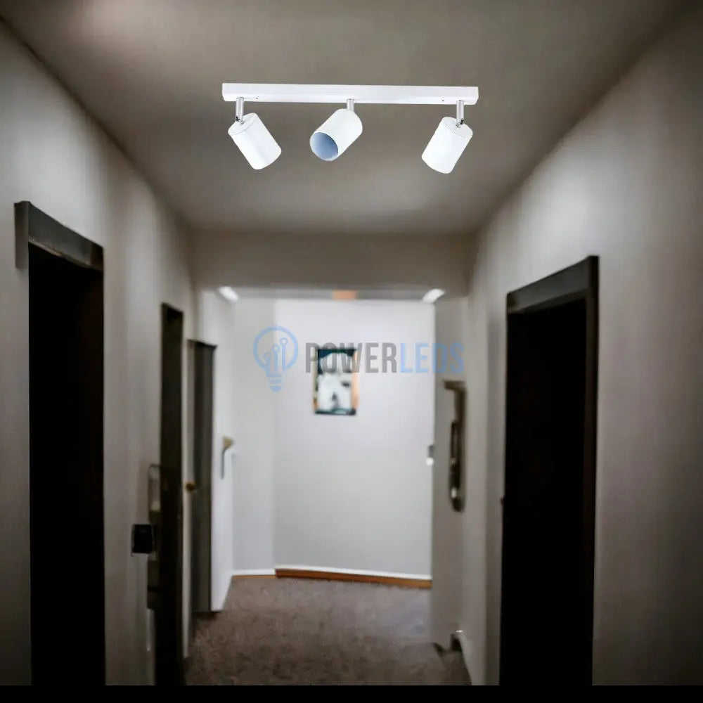 Spot Pe Sina Reglabil Alb 3Xgu10 Led Ceiling Light