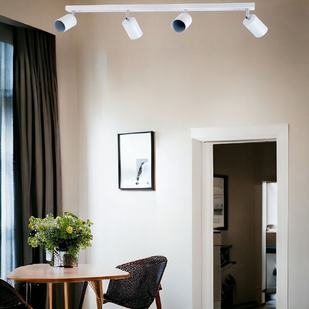 Spot pe Sina Reglabil Alb 4xGU10