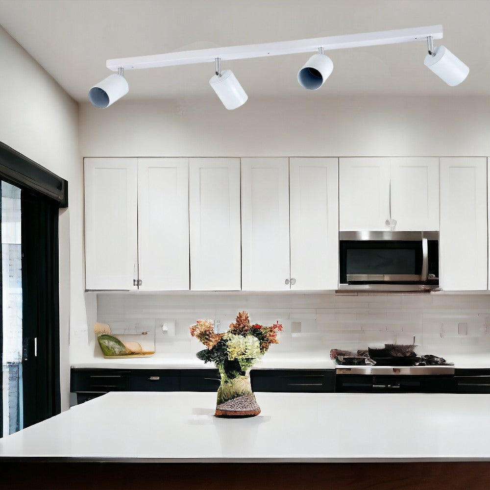 Spot pe Sina Reglabil Alb 4xGU10