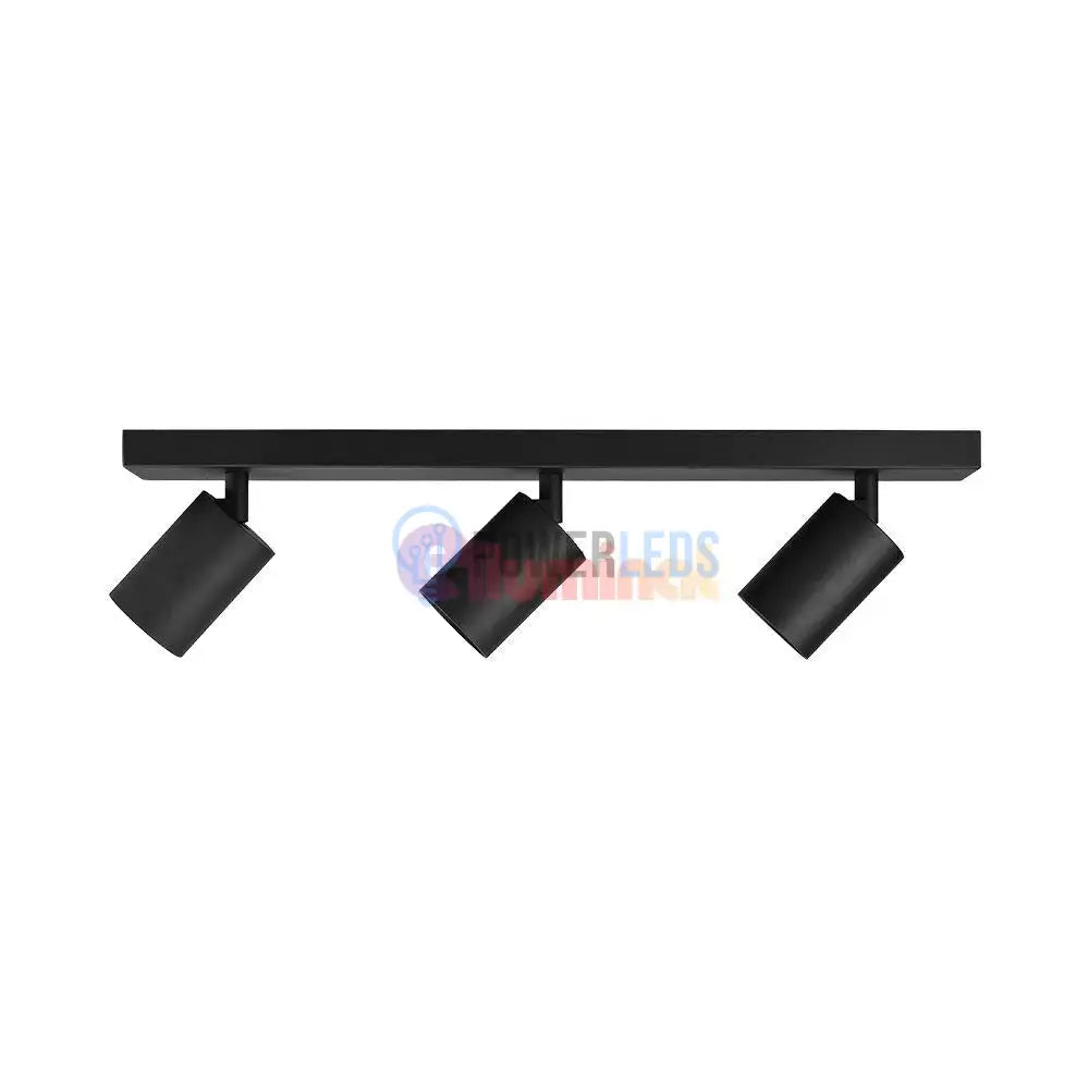 Spot pe Sina Reglabil Beta Black 3xGU10 powerleds.ro