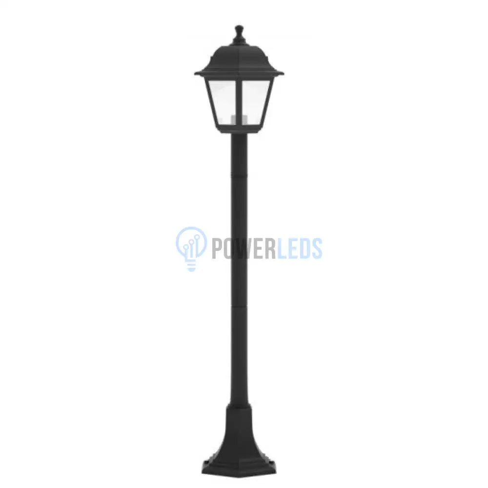 Stalp De Gradina Tip Felinar Negru 1xE27 120CM STALP ORNAMENTAL GARDEN POLE