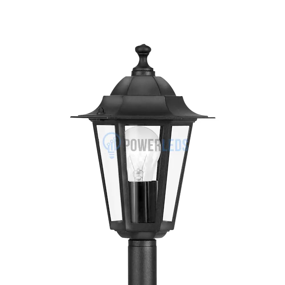 Stalp De Gradina LATERNA 4 Tip Felinar Negru 100CM STALP ORNAMENTAL GARDEN POLE