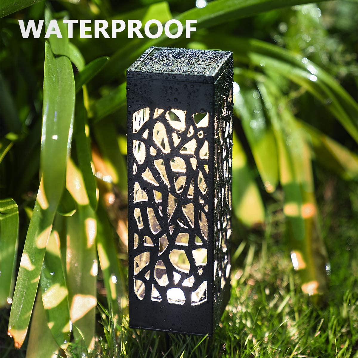 Stalp LED Gradina cu Incarcare Solara WEB