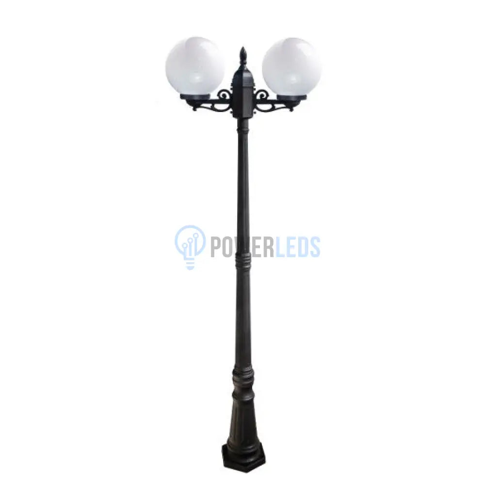 Stalp De Gradina Negru 2 Brate 40W 220CM STALP ORNAMENTAL / NEAGRA GARDEN POLE