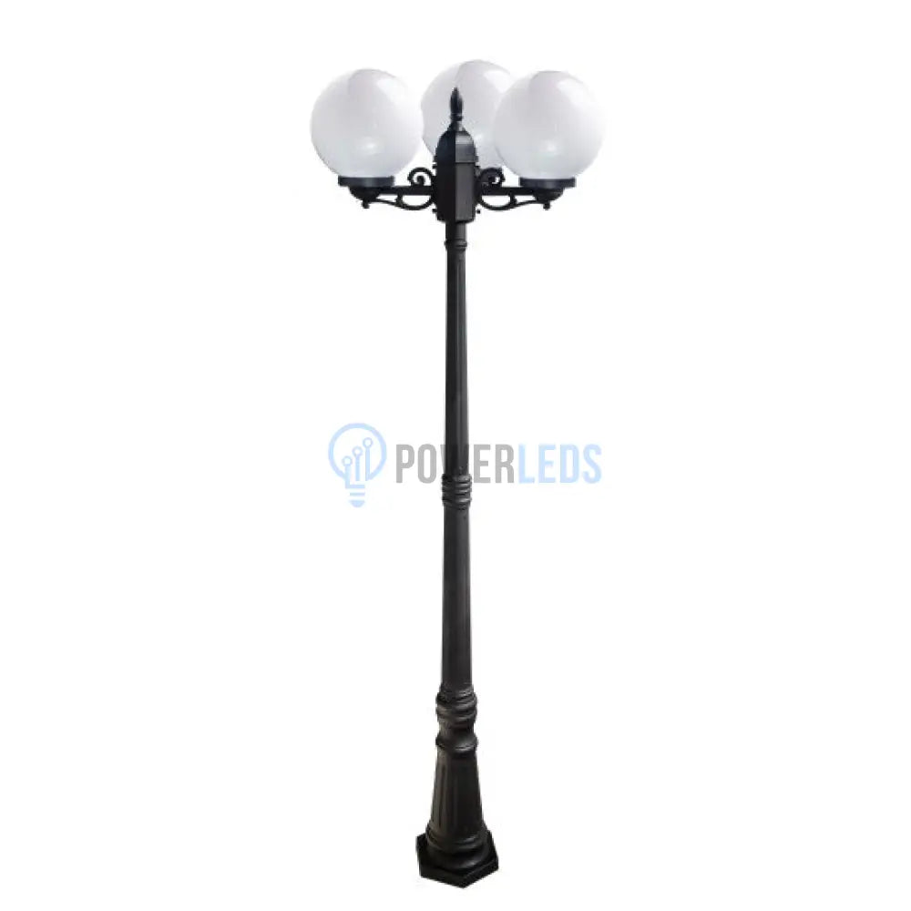 Stalp De Gradina Negru 3 Brate 40W 220CM STALP ORNAMENTAL / NEAGRA GARDEN POLE