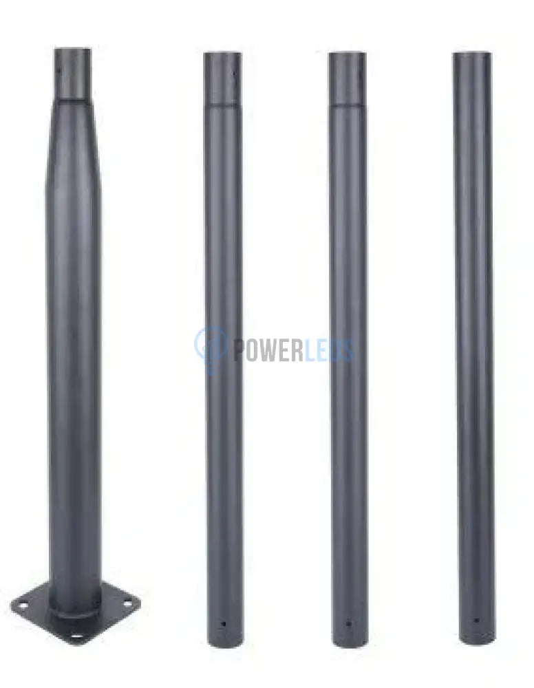 Stalp Metalic Gri Modular 3.5m powerleds.ro
