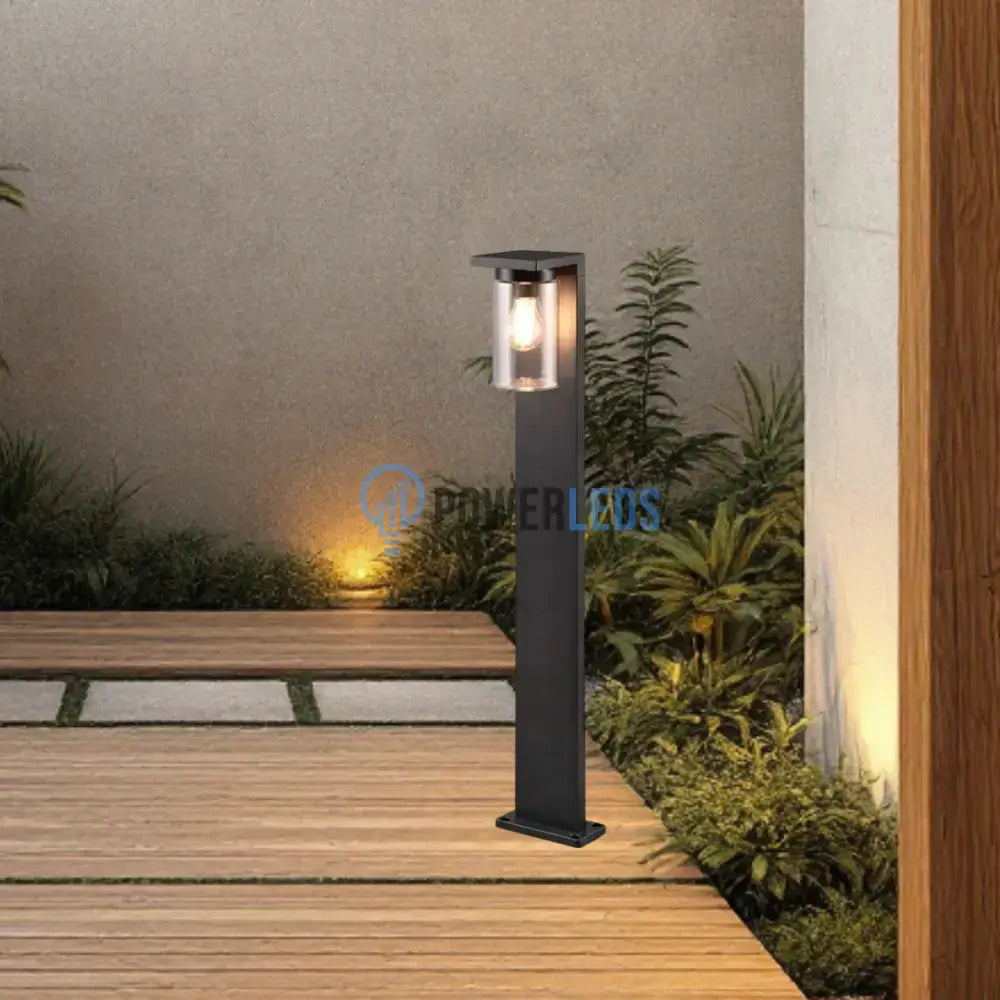 Stalp Ornamental cu Senzor Negru 100CM Home & Garden