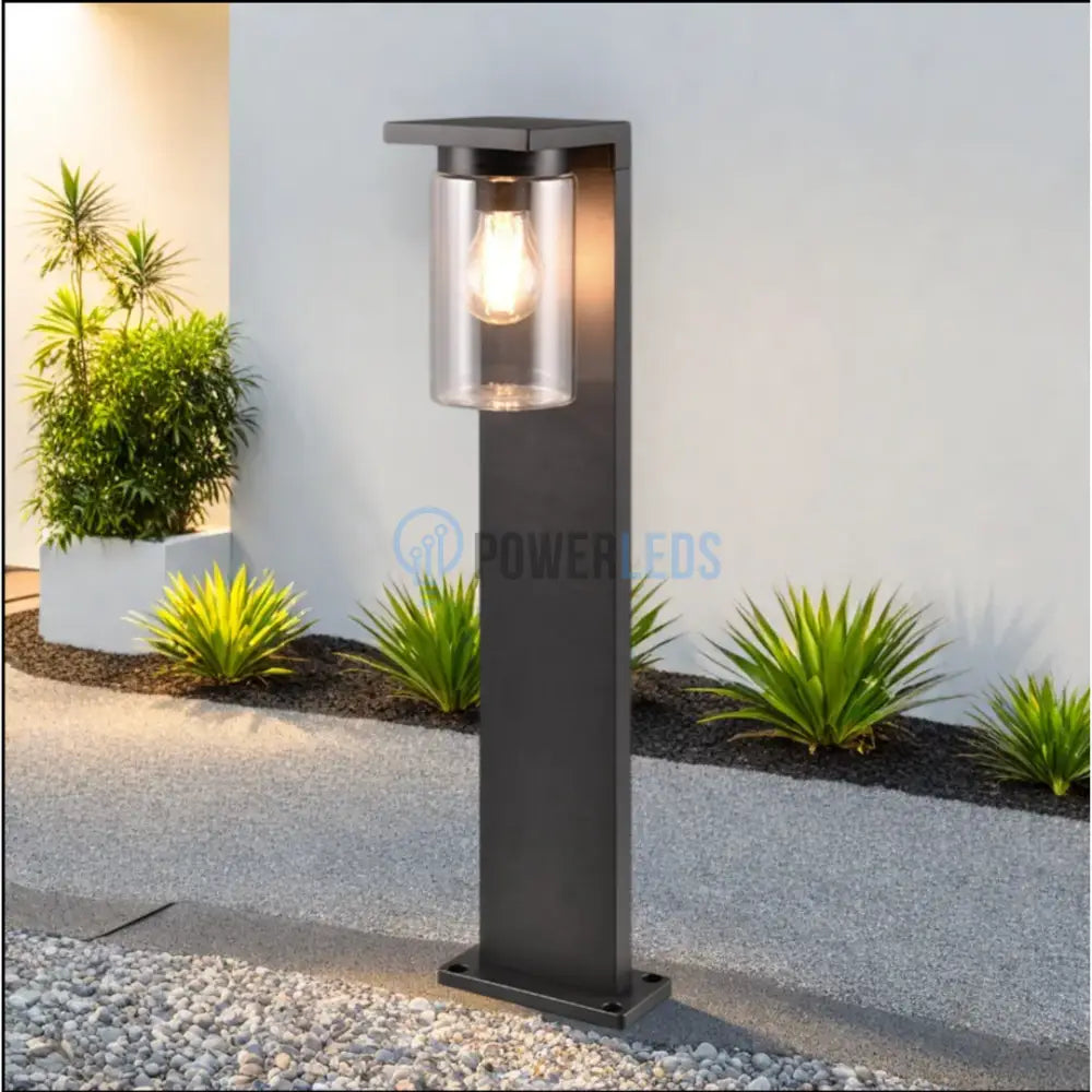 Stalp Ornamental cu Senzor Negru 65CM Home & Garden