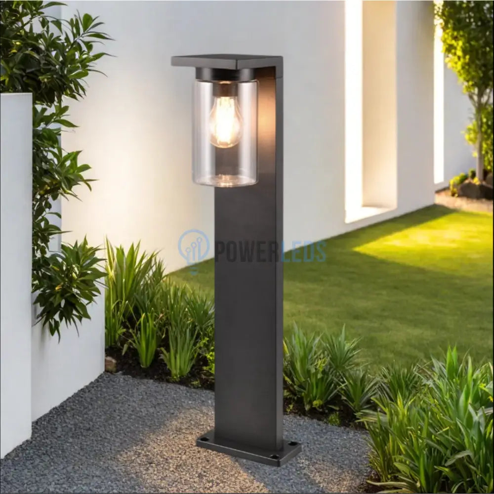 Stalp Ornamental cu Senzor Negru 65CM Home & Garden