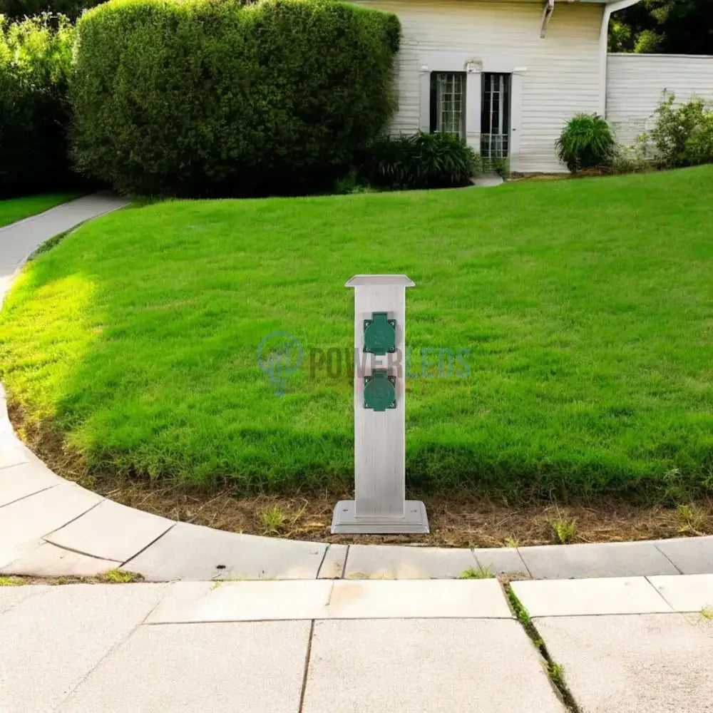 Stalpisor Decorativ cu 2 Prize de Exterior Eglo GARDEN POLE