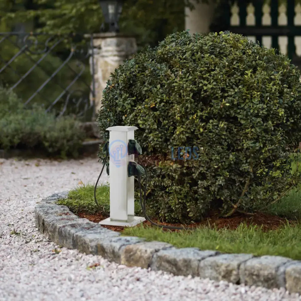 Stalpisor Decorativ cu 2 Prize de Exterior Eglo GARDEN POLE