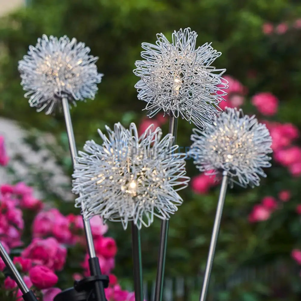 Stalpisor Solar De Gradina Dandelion 73Cm Rgb Solar Lamp