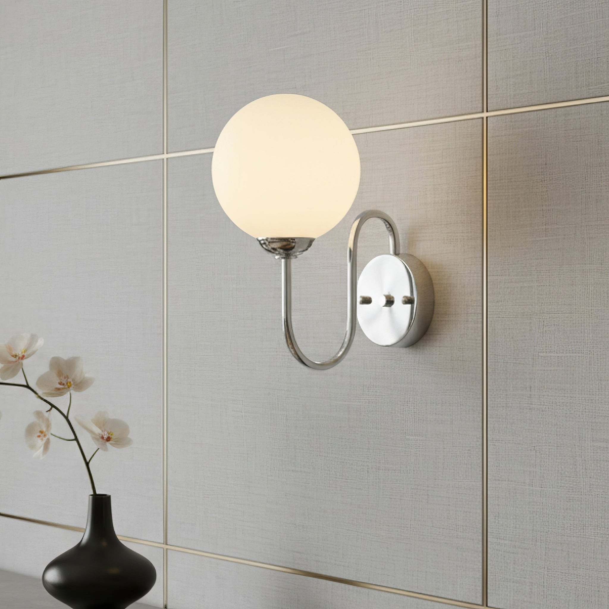 Aplica Abajur LOMA 1xE27 Crom