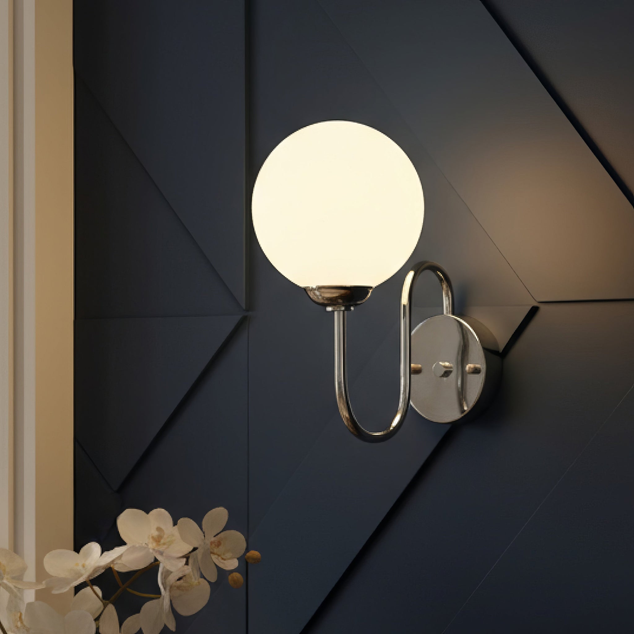 Aplica Abajur LOMA 1xE27 Crom