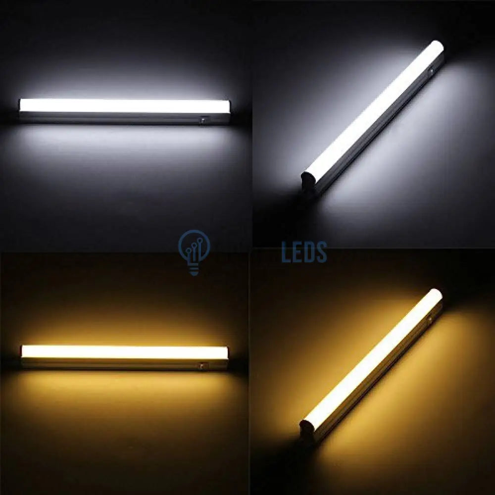 Tub Led T5 Mat Cu Suport Inclus Si Intrerupator 120Cm 14W Liniar Light