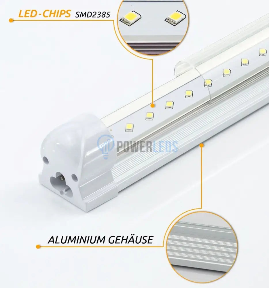 Tub Led T8 Transparent Suport Inclus 120Cm 18W Interconectabil Tube