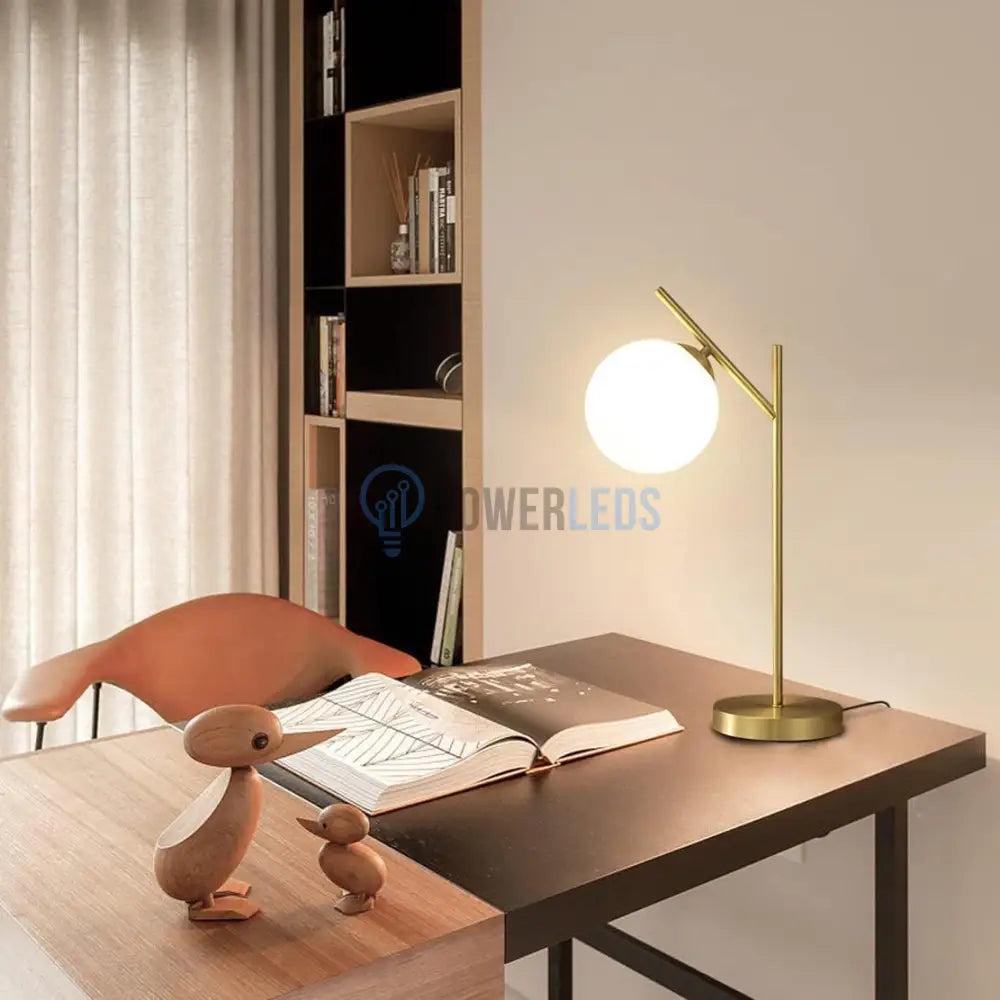 Veioza Abajur Nordic Style Golden Branch Table Lamp