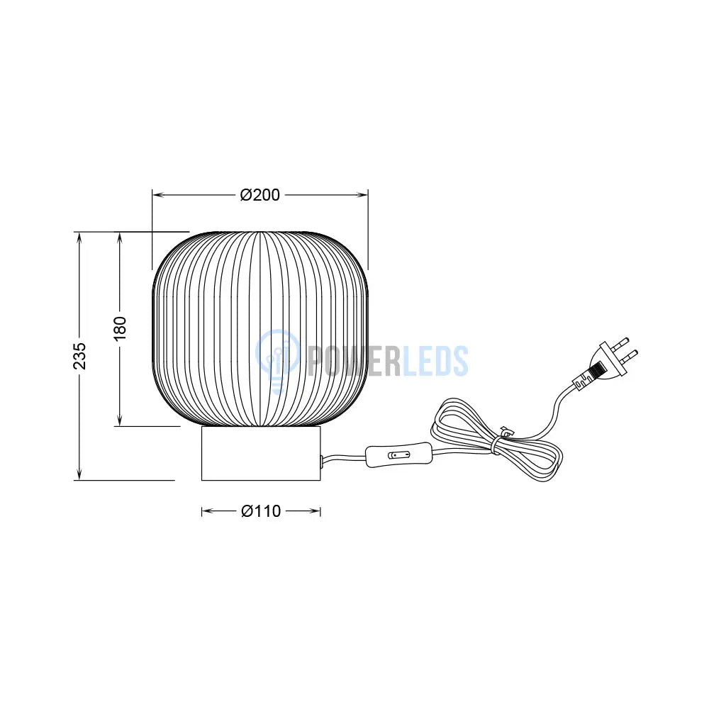 Veioza Abajur Sticla Cu Buton Infesto Glass Table Lamp