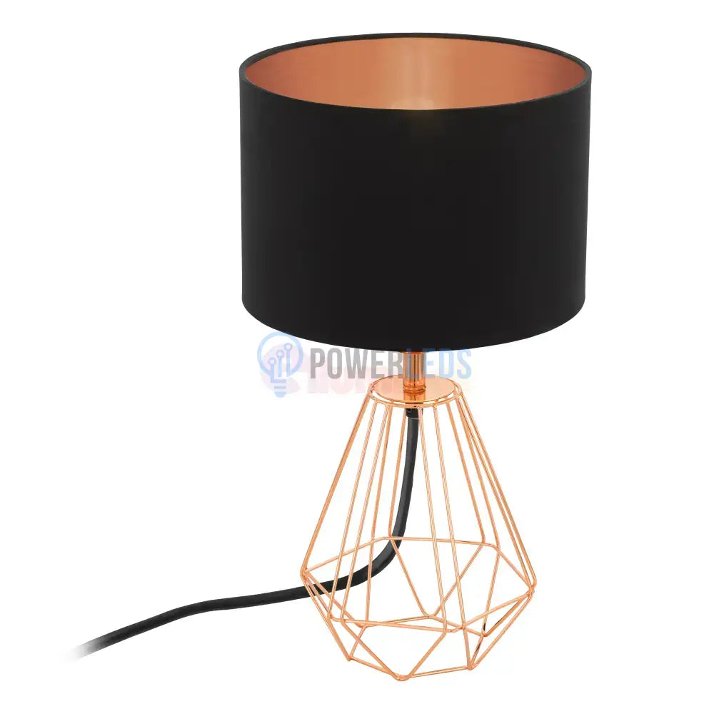 Veioza Decorativa CARLTON 2 Black & Gold 30.5CM VEIOZA DECORATIVA desk lamp