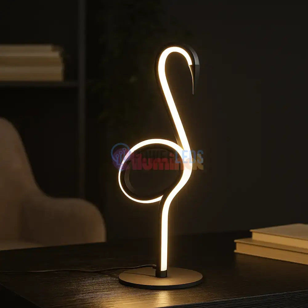 Veioza LED INGO 6W Neagra desk lamp