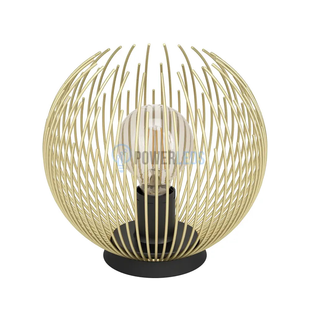 Veioza Decorativa VENEZUELA Black & Gold 23CM VEIOZA DECORATIVA desk lamp