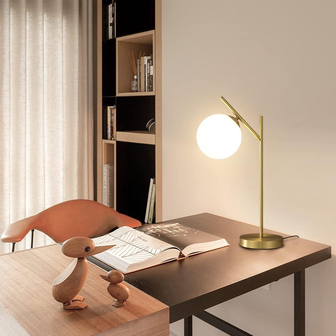 Veioza Abajur Nordic Style  Golden Branch