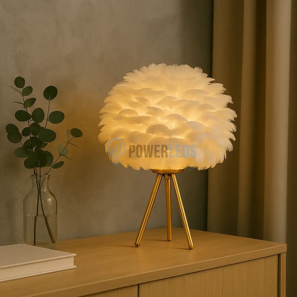 Veioza Neoclasica Nordic Style Feather Deluxe powerleds.ro