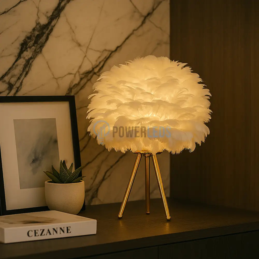 Veioza Neoclasica Nordic Style Feather Deluxe powerleds.ro