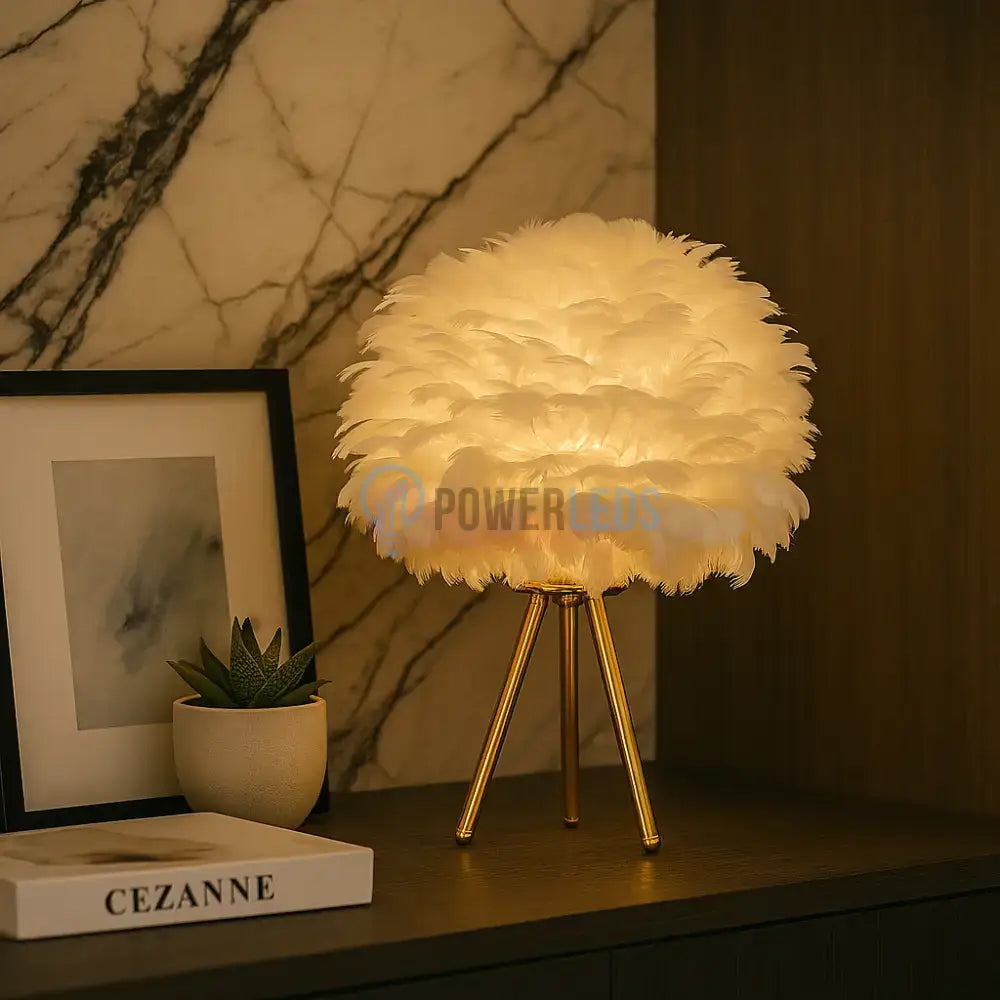 Veioza Neoclasica Nordic Style Feather Deluxe table lamp