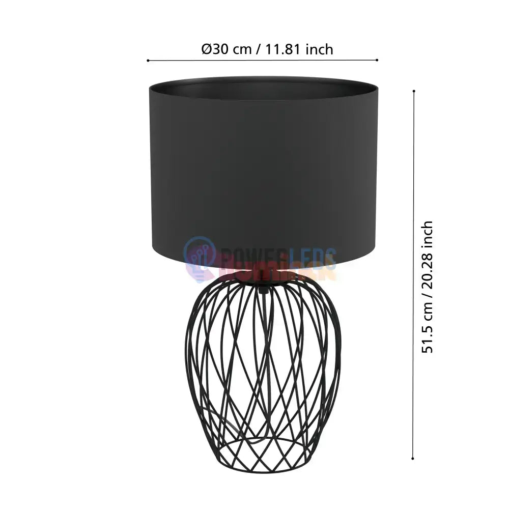 Veioza NIMLET Black 52CM Eglo
