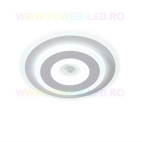 Lustra LED 24W Rotunda cu Senzor Miscare Echivalent 150W