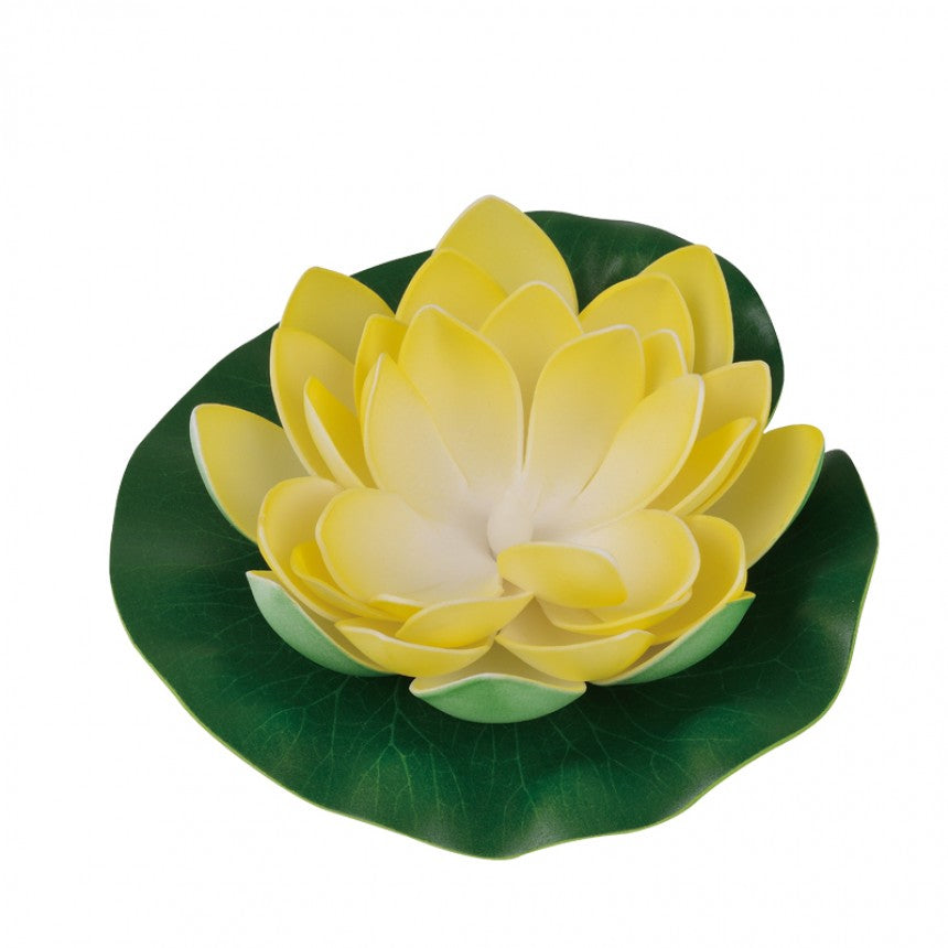 Floare Lotus LED cu Incarcare Solara Pentru Gradina